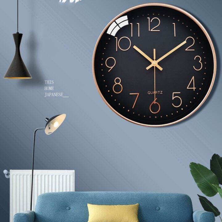 【Ready Stock Local Seller】 12 Inch Wall Clock Modern Nordic Design