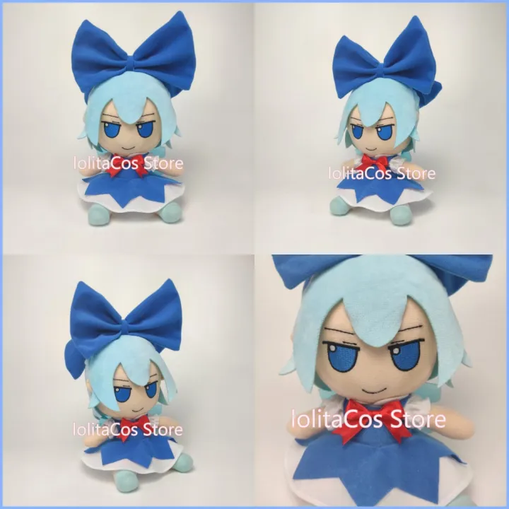 Japan Anime Touhou Project Cirno Fumo Fumo Cosplay Cute Girl Doll Plush Stuffed Throw Pillow