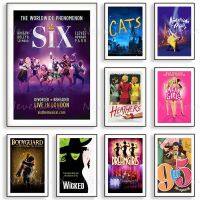 2023 ✢ Classic Stage Musical Dreamgirls/six/Heathers Retro Poster Canvas Painting and Print Wall Art Picture for Living Room Home Decor