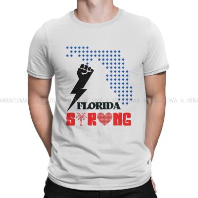 Cool Round Collar Tshirt Florida Strong Fabric Classic T Shirt Men Clothes New Design Big Sale