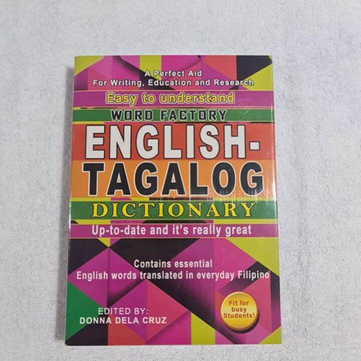 English Tagalog Dictionary By Donna Dela Cruz Lazada PH