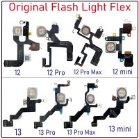 ระยะความใกล้เคียงเดิมเซ็นเซอร์แสงแฟลชโดยรอบ LED Flex Cable สําหรับ iPhone 13 12 Pro Max 13 mini อะไหล่ซ่อม