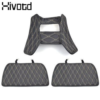 Hivotd For Skoda Kodiaq Car Armrest box Seat Back Anti kick mat Protector Cover Waterproof Pad Interior accessories 2017-
