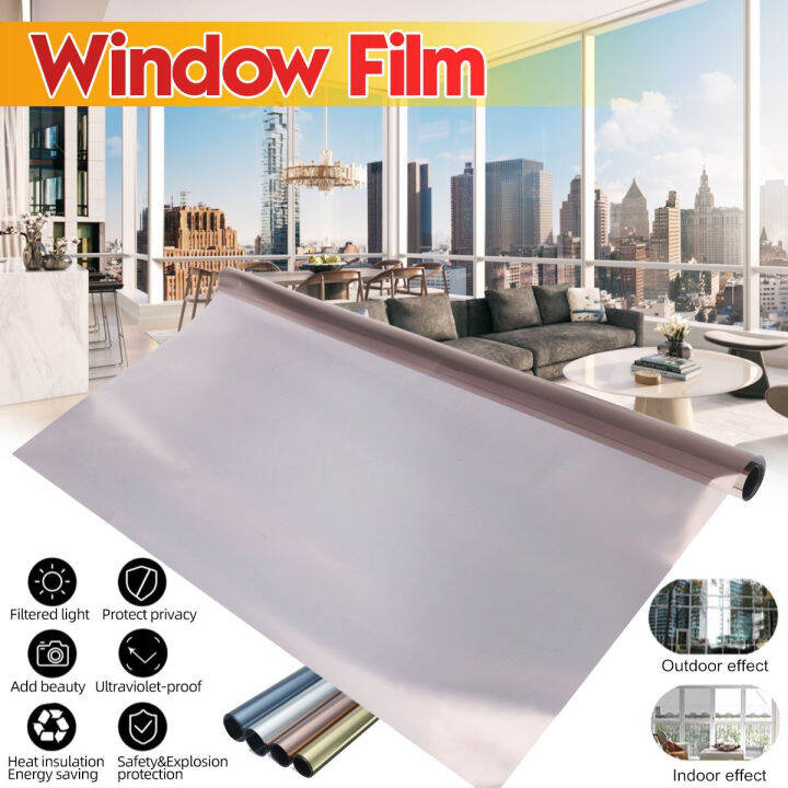 One Way Mirror Window Films 200x60cm SelfAdhesive Home Office