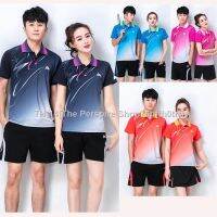 ™▨ ☞✱Quick dry Tennis tshirtsbadminton sportswear shirt men/womentable tennis V-neckshirtgame clothe