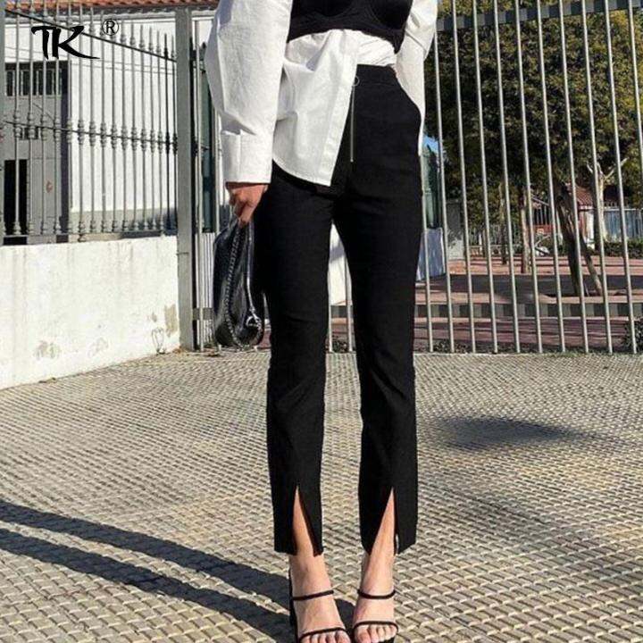 2021womens-black-split-pants-high-waist-zipper-solid-trousers-for-women-elegant-office-ladies-casual-2021-autumn-spring-fashion