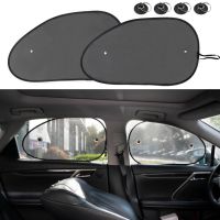 2 Pcs Car Sun Shade Vehicle Window Shield Visor Protection Cover Mesh Foldable Sunshade Windshield Auto Accessories Van for Kids