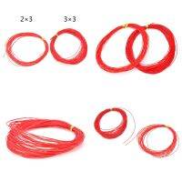 Anti Winding 2 Sizes Red Fishing Line Diy Hardness Braided Fishing Line For Explosion Hook Tied Hook