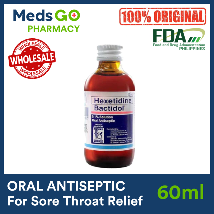 BACTIDOL Mouthwash Oral Antiseptic 60mL Lazada PH