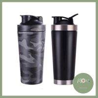 [รับประกันไอน้ำ] แก้ว Shaker 26 Oz พร้อมลูกบอล Stainless Steel 304 เก็บอุณหภูมิร้อนเย็น แก้ว ราคาพิเศษ ร้าน PP702