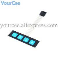 10pcs 1x4 4 Key Matrix Membrane Switch Keypad Keyboard Control Panel SCM Extended Keyboard Super Slim for Arduino