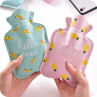 ♀ Cartoon Cute Mini Hot Water Bottles Water Filled Small Portable Explosion-proof Winter Hand Warming Water Bag Household Supplie