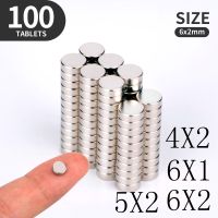 80PCS/Lot 4X2 6x2 5x2 6x1mm Magnet Hot Round Magnet Strong Magnets Rare Earth Neodymium Magnet 5x3