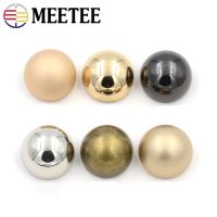 30pcs Vintage Metal Mushroom Button 10-25mm Round Shank Buttons for Clothing Suit Shirt Sweaters DIY Botones Sewing Accessories