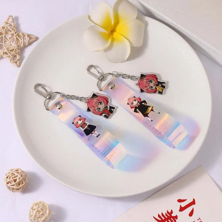 DZYSGY Cute Cartoon Anime Jewelry Loid Yor Key Ring Holder Loyor Key Rings Key Chain