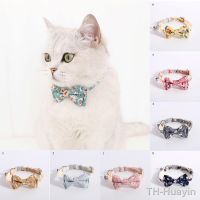 【hot】❄□☜  Print Fabric Cotton Dog Collar Bow Tie Neck Pink for Small Middle