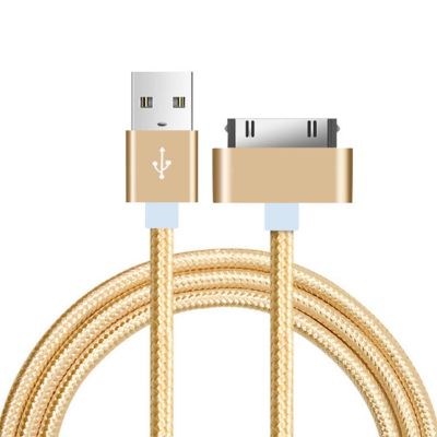 30สาย Usb สำหรับ Iphone 4S 4 3ไอแพดไอพอดสายเคเบิลข้อมูล Nano Itouch 1ชาร์จ3gs ชาร์จเร็ว2ซิงค์