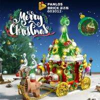 Panlos บล็อกคริสต์มาสกวางแสงอาคาร Blockq ชุดซานตาคลอสอะนิเมะรุ่นอาคารชุดคนแปลกหน้าสิ่งที่ของขวัญคริสต์มาสของเล่นเด็ก