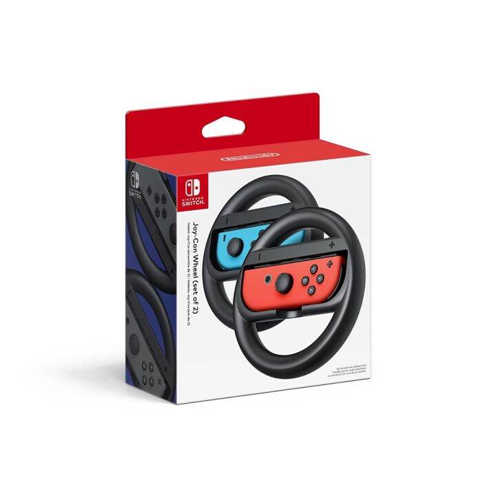 joy-con-wheel-set-of-2-nintendo-switch-นินเทนโด้-สวิตช์-จอยคอน-อุปกรณ์เสริมพวงมาลัย-รับประกันศูนย์ไทย-synnex-สำหรับ-nintendo-switch