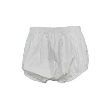 Ladies Plain White Waterproof Incontinence Briefs Pants Knickers 8/30 plus  size