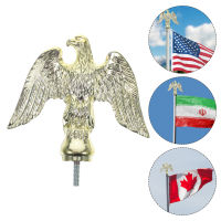 BESTOMZ เสาธงโลหะผสม Eagle Topper เสาธงสร้างสรรค์ Eagle Flag Pole Toppers เครื่องประดับ