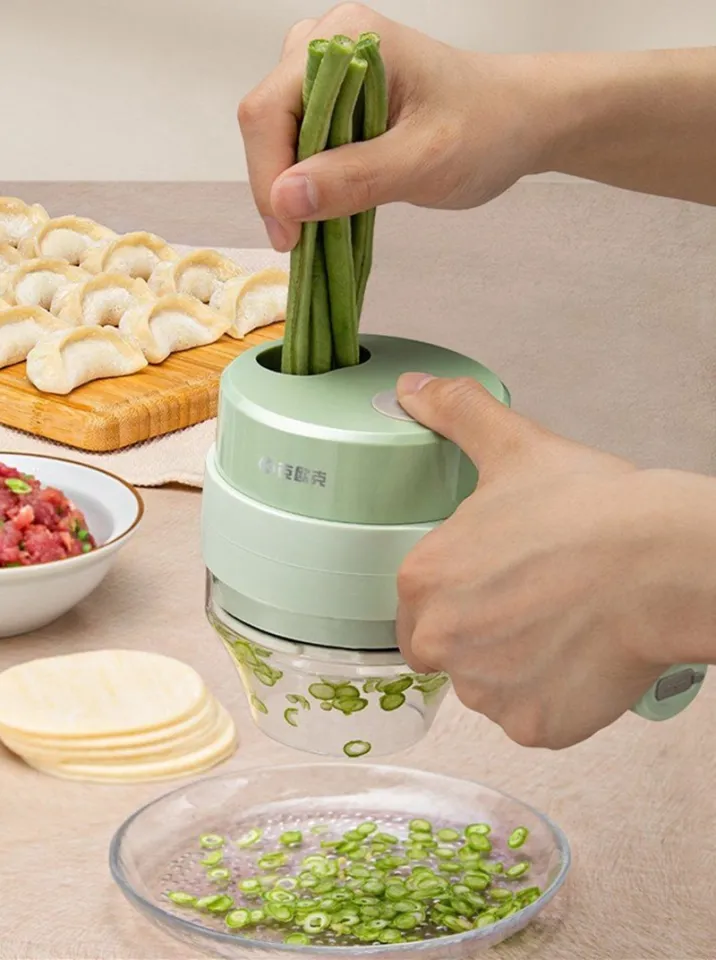 Portable 4 in 1 Handheld Electric Vegetable Slicer USB