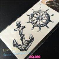 Fashion Temporary Waterproof Tattoo Stickers Body Art Viking Sailor Cultural Anchor Rudder Design Turkey new style Pirate Sailor Stickers