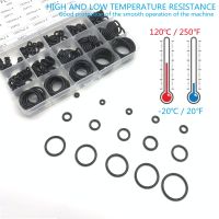 225pcs/Box Rubber O Ring Thickness 2.4mm Assortment Black O-Ring Seals Set Nitrile Washers High Quality For Car Gasket 15 Sizes Gas Stove Parts Access