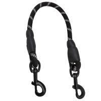 40CM Dog Short Leash 2 Snap Hooks Durable Quality Extension Rope Lead Detachable Coupler Multipurpose Car Seat Leash