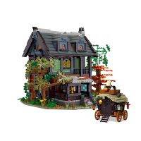 Amedieva Inn MOC 89148บ้านอิฐก่อสร้างแนวคิดยุคกลางตัวต่อเพื่อการเรียนรู้โมเดลสถาปัตยกรรมของขวัญของเล่นสำหรับเด็ก