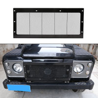 สแตนเลสสีดำรถแมลง Screening ตาข่ายด้านหน้า Grille สุทธิสำหรับ Land Rover Defender 90 110 2008-2019อุปกรณ์จัดแต่งทรงผม