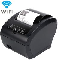 ❏ Auto Cutter Works Android/iOS/Windows ESC/POS 80mm 300m/s Wireless Wi-Fi Bluetooth Thermal Receipt Printer