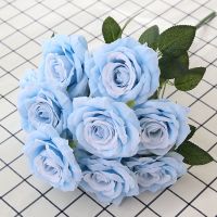 【CC】 Bouquet Artificial Flowers Fake Silk Wedding Decoration decor