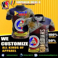 ♙✴PGBI GUARDIANS Summer 3D POLO SHIRT Full Sublimation 3D Print Summer T-Shirt Breathable Short Sleeve Tee