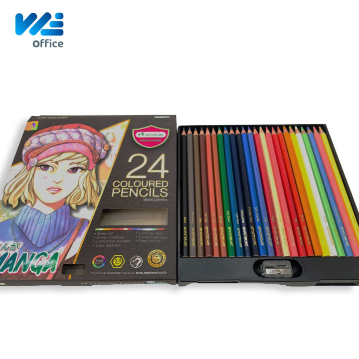 master-art-มาสเตอร์อาร์ท-ดินสอสีไม้-รุ่น-manga-special-collection-24-สี-36-สี