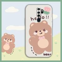 Back Cover Lens bump protection Phone Case For OPPO A9 2020/A5 2020/A11/A11X Cartoon cute Liquid silicone shell