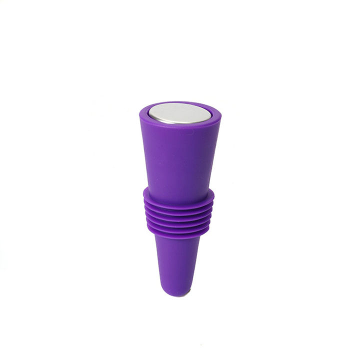 bottle-home-bottle-cover-reusable-wine-bottle-silicone-kitchen-tool-sealed-cap-plug-conical-stopper