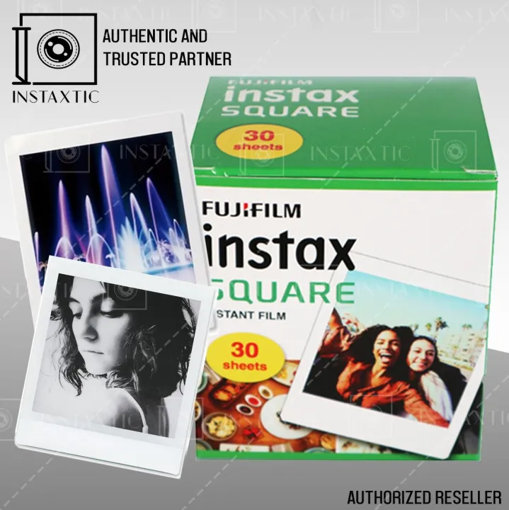 FUJIFILM Instax SQUARE Plain Film Tripack (30 sheets) Lazada PH