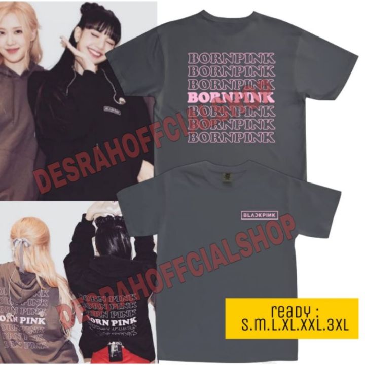 メーカー直販 BLACKPINK BORN PINK Tシャツ グレー short S M L | www