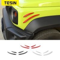 TESIN มีดแถบตกแต่งรถยนต์ช่องลมขนาดเล็กภายนอกรถสติกเกอร์เคสป้องกันสำหรับ Suzuki Jimny 2019 2020 2021 2022 JB74