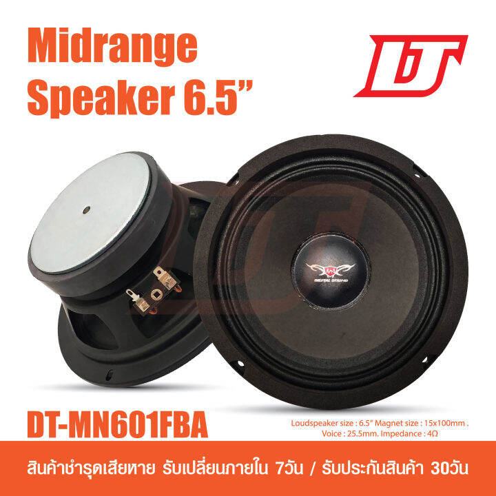 ลำโพง เสียงกลาง 6.5 นิ้ว แม่เหล็ก 15x100 Midrange speaker (งานไทย) T
