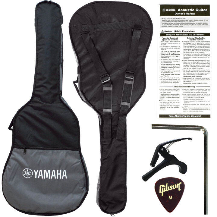 yamaha-fg820-acoustic-guitar-กีตาร์โปร่ง-41-นิ้ว-ไม้ท็อปโซลิดสปรูซ-ใช้สาย-daddario-เบอร์-11-แถมฟรีกระเป๋ากีตาร์-yamaha