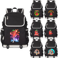 Merch EdisonPts Chilli Kids School Bags boys girls Edison Pts Print Backpack USB Fashion Teenagers Backpack Children Bag gift