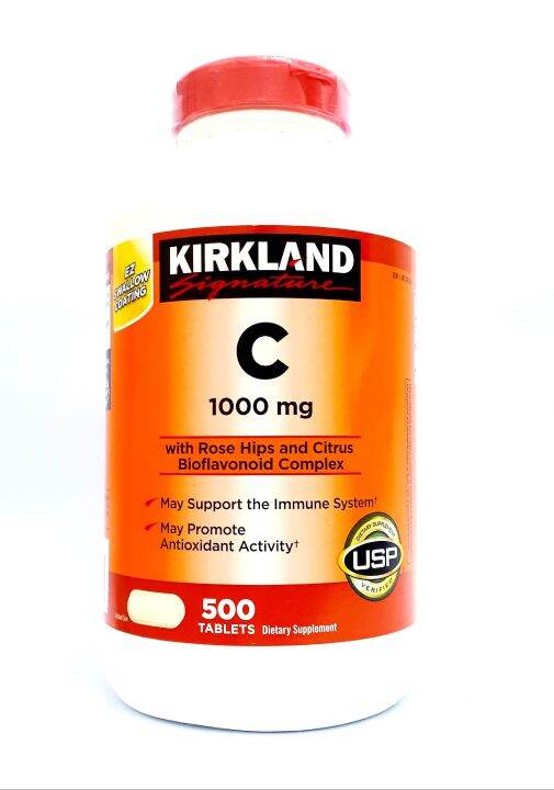 KIRKLAND SIGNATURE VITAMIN C 1000 mg 500 TABLETS FROM USA Expiry date