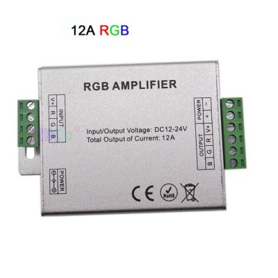 อลูมิเนียม Rgb/Rgbw/Rgbww Rgbcct Led เครื่องขยายเสียง12a/15a/24a/30a Dc12v 24V แอมป์แถบไฟ Led Power Repeater Controller