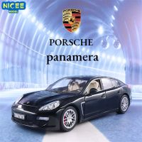 รถ Diecast จำลองรถสปอร์ตสูง1:18พอร์ช Panamera โมเดลรถอัลลอยของเล่นเด็ก F378ของขวัญ