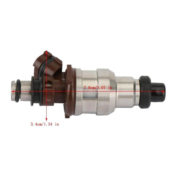 set-6-fuel-injectors-car-fuel-injectors-for-1989-1995-toyota-4runner-pickup-t100-3vze-3-0l-v6-23250-65020-23209-65020