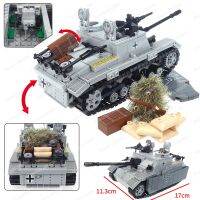 No 3 G Type Tank Military Building Block Assembled Moc WW2 Figures Weapons Assault Gun Battalion Scenes Model Child Gift Boy Toy