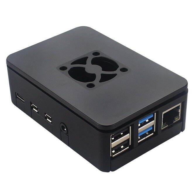 Case Raspberry Pi 4 Model B Pi 4B Box Enclosure dengan Lubang Kipas ...