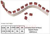 XMM-100pcs Square Fuse For Each 10pcs 0.5a/1a/1.25a/1.6a/2a/2.5a/3.15a/4a/5a/6.3a 250v 392 Square Plastic Fuse Lcd Tv Power Board